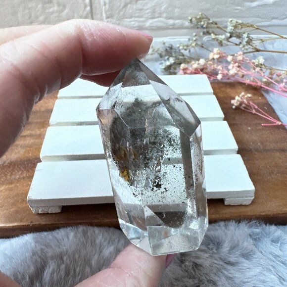 Gorgeous Small Garden Quartz Polished Point - Picture 1 of 10